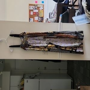 Mixed print Maxi dress Anthropologie